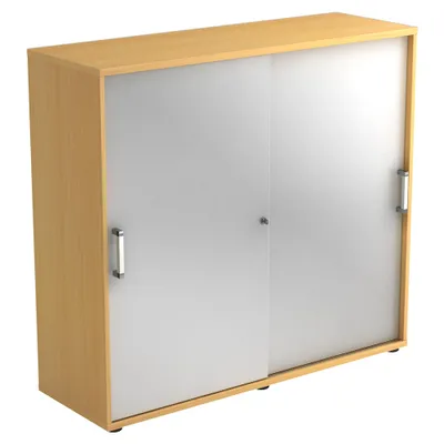 Image de Armoire à portes coulissantes 1753S CE, 3 HC 120 x 40 x 110 cm (L x P x H)