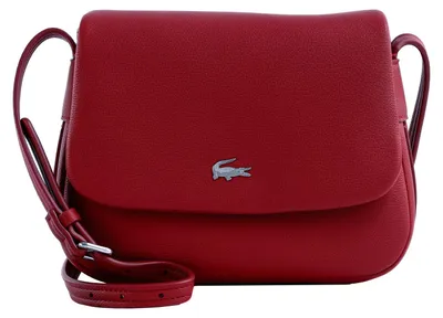 Produktbild von LACOSTE Umhängetasche Flap Crossover Bag Bordeaux weinrot