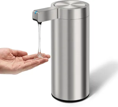 Produktbild von Automatischer Seifenspender berührungslos, 3 Dosierstufen, USB-C Akku 1500mAh, IPX5 wasserdicht, für Küche, Bad & Spülmittel