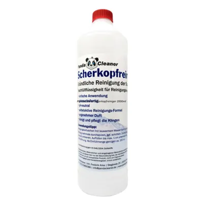 Produktbild von PandaCleaner Scherkopfreiniger - Nachfüllflüssigkeit für Kartuschen 1000ml