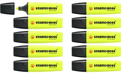 Immagine prodotto di STABILO Boss Original evidenziatore 10 pz Giallo