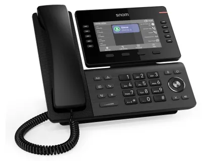 Produktbild von Snom D815WB, IP-Telefon, Schwarz, IPS, 12,7 cm (5"), 480 x 272 Pixel, 100 - 80000 Hz