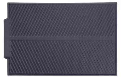 Silikon-Abtropfmatte, rutschfest, 39x25 cm, grau