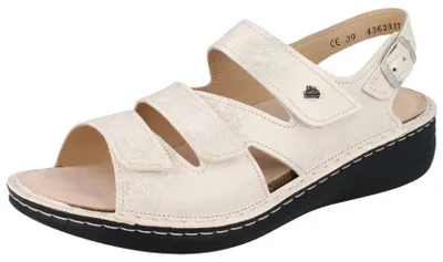 Obrázok produktu pre Dámska obuv Finn Comfort Praia, super mäkká mula, dámska, kožená, Oro - dámsky sandál, pohodlná / voľná stielka, béžová, kožená (everest)