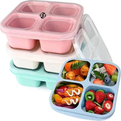 Immagine prodotto di Contenitore per il pranzo - Rotondo, Per bambini, Per adulti, Per l'ufficio, Da viaggio