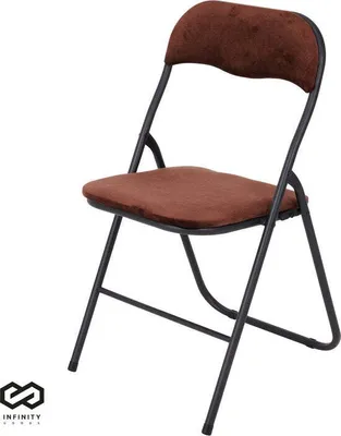 Produktbild von Infinity Goods Klappstuhl – Faltstuhl – Samt – Esszimmerstuhl – Klappstuhl – 43 x 47 x 80 cm – Stuhl