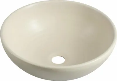 Immagine prodotto di Lavabo, bacinella, lavamano rotondo, Vetroceramica, lavabo ATTILA 44x14 cm, avorio fatto a mano