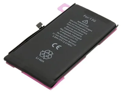 Produktbild von Akku für Apple iPhone 13,  A2631, A2633, A2634, A2635 ersetz A2655  Li-Polymer, 3,84V, 3227mAh, 12,4Wh