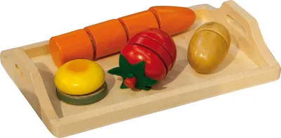 Produktbild von Glow2B Spielwaren Tablett mit Obst und Gemüse ,