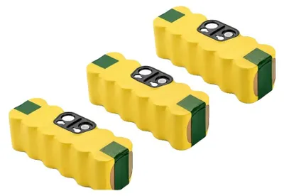 Zdjęcie produktu dla Akumulatory do odkurzaczy, 12800 mAh, kompatybilne z modelami iRobot Roomba, 14,4 V - 128000 mAh - 3