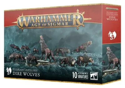 Produktbild von Warhammer Age of Sigmar Soulblight Gravelords Dire Wolves