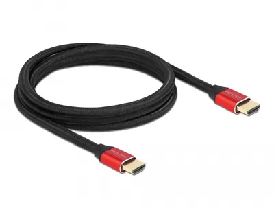 Immagine prodotto di DELOCK Cavo HDMI ad altissima velocità 48 Gbps 8K 60Hz rosso 2m