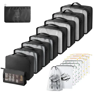 Image de SolidKeus - Coffret de 18 organisateurs de voyage pour un voyage organisé