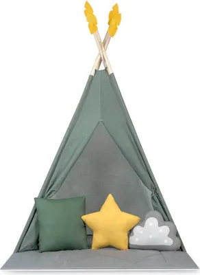 Produktbild von NK-406 Nukido Tipi-Zelt für Kinder - grün