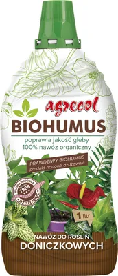 Produktbild von Biohumus Flüssigdünger für Zimmerpflanzen 1l