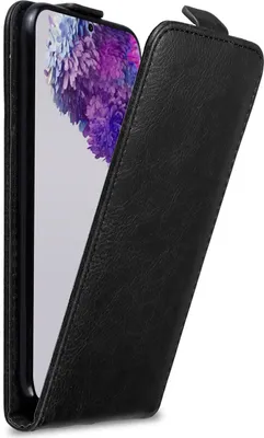 Produktbild von Cadorabo Hülle für Samsung Galaxy S20 ULTRA Schutz Hülle in Schwarz Flip Etui Handyhülle Case Cover