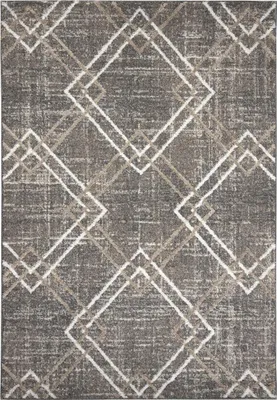 Produktbild von Beige Teppich Mazovia - Moderner, Geometrischer Teppich für Wohnzimmer, Schlafzimmer, Büro - 200 x 300 cm