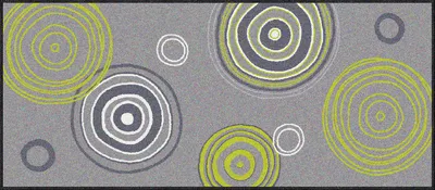 Produktbild von Erwin Müller Fußmatte Kaiserslautern" grau/grün 80x200 cm"