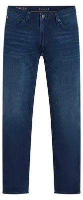Productafbeelding van Tommy Hilfiger - "Bleecker" jeans voor heren, model GT15400 (maat 34R), in een mediumblauwe kleur