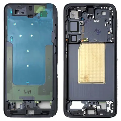Image de Samsung écran LCD cadre central Galaxy S25 Plus GH82-36367E remplacement Blueblack