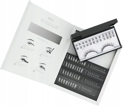 Produktbild von Set zur cluster wimpern zur DIY Wimpernverlängerung zu Hause Nanolash CLASSY