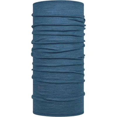 Produktbild von Buff Merino Lightweight Solid Tube Scarf 1130107421000, Halstuch, Uni, Blau, Größe: One size