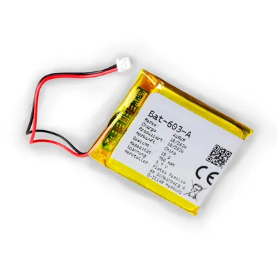 Image de Batterie pour babyphones GHB, BOIFUN, Boavision VB601, VB603, VB605, Oretti V8, babyphones, etc. (Type A, 2 câble)