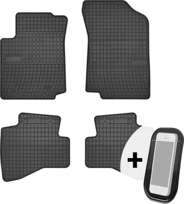 Imagen del producto de Alfombrillas de goma para coche, juego de 4 piezas, diseñadas específicamente para Citroen C1 II, Peugeot 108 y Toyota Aygo II a partir de 2014