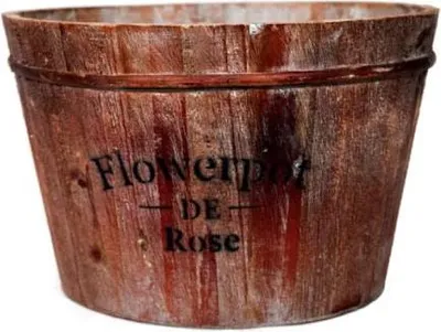 Produktbild von Alter Holzeimer für Blumen oder Kräuter