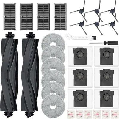 Produktbild von PromoHome® 32-teiliges Zubehörset für Dreame L10s Ultra Gen 3, X40 Ultra Complete, X40 Master, L40 Ultra und Mova P50 Pro - 2 Hauptbürsten
