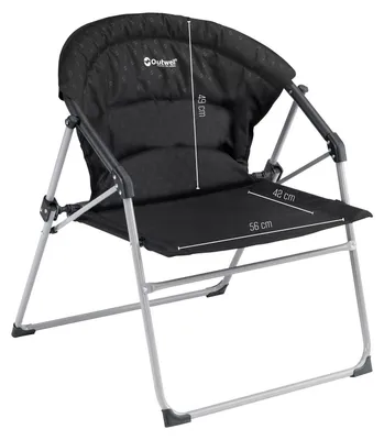 Produktbild von Outwell Klappbarer Campingstuhl Campana Schwarz