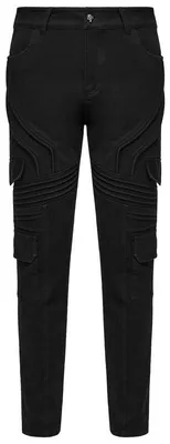 Produktbild von Punk Rave Jeans Herren Simple Punk Denim Pants schwarz S