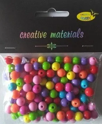 Immagine prodotto di Perline tonde colorate 8 mm circa 40 g