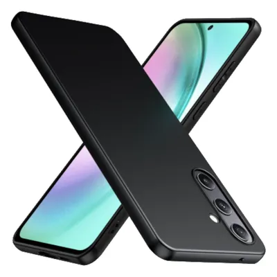 Obrázek produktu pro Pro Samsung Galaxy A55 Silikonová ochrana Černé pouzdro na mobilní telefon Kryt Pouzdro TPU tenké
