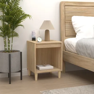 Produktbild von "Winterschlussverkauf "2er Set Nachttisch Modernes - Nightstand/Nachtschrank für Schlafzimmer - Sonoma-Eiche 40x35x50 cm NeuMöbel 1270792
