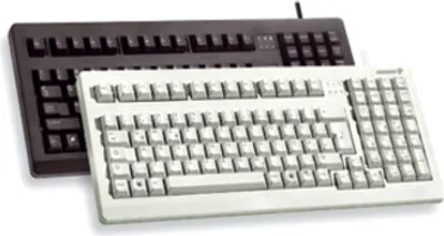 Produktbild von CHERRY G80-1800 - Tastatur - PS/2, USB - Deutsch - Hellgrau