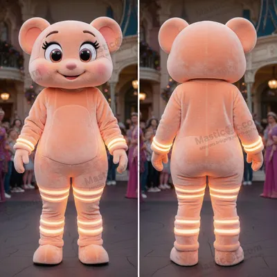 Imagen del producto de Mascota MASTICOT de peluche suave color durazno