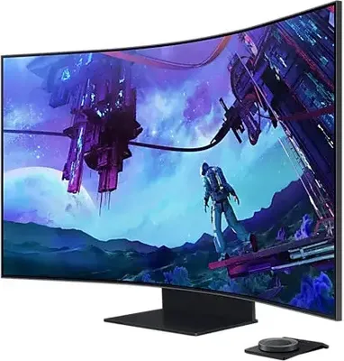 Zdjęcie produktu dla Samsung G97NC, 139,7 cm (55"), 3840 x 2160 px, 4K Ultra HD, LED, 1 ms, Czarny
