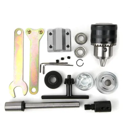 Productafbeelding van Niet-aangedreven Spindel - Boorhouder Montage - Houtbewerking DIY - Precisie 0.005mm - B16 Chuck M10 - Zilver