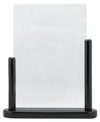 Immagine prodotto di Espositore in acrilico con base laccata, nero