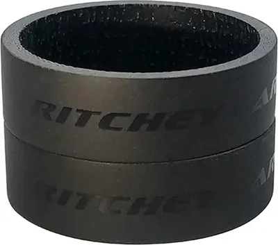 Produktbild von Ritchey WCS Carbon Spacer Set, 1 1/8"/28.6, 2x10mm/3x5mm, matte carbon UD