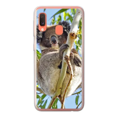 Produktbild von MuchoWow® Handyhülle Schutzhülle Hülle für Samsung Galaxy A20e Koala - Luft - Zweige - Jungen - Mädchen Silikon Softcase Handy Hülle - Abdeckung