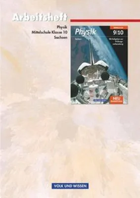 Immagine prodotto di Physik 10. Schuljahr Arbeitsheft. Mittelschule Sachsen