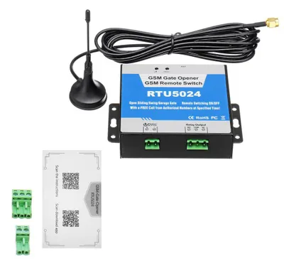 Image de Télécommande GSM pour portail : marche/arrêt, prise en charge des commandes par SMS et appels s, compatible avec les bandes de fréquence 850/900/1800/1900 MHz