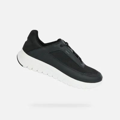 Produktbild von Geox Schwarze Flextride R Herren-Sneaker 45