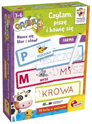 Obrázok produktu pre Carotina Hrajem sa, čítam a píšem Vzdelávacia farma – hra pre deti
