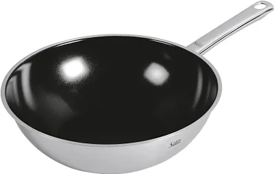 Produktbild von SILIT Wok pánev Wuhan Ø28cm nerezová ocel