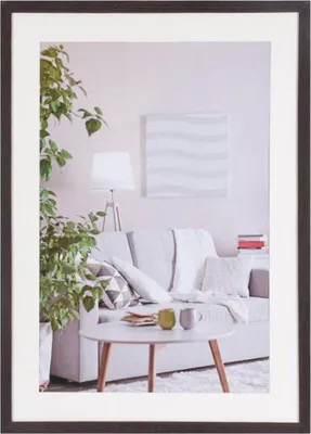 Produktbild von Henzo Modern Bilderrahmen 60x80 cm Dunkelbraun