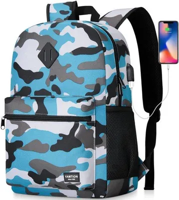 Produktbild von 17,3 Zoll Laptop Rucksack Schulranzen für Uni Schule