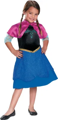 Produktbild von Disney Frozen Die Eiskönigin Kostüm Anna Karnevalskostüm 94-109 cm
